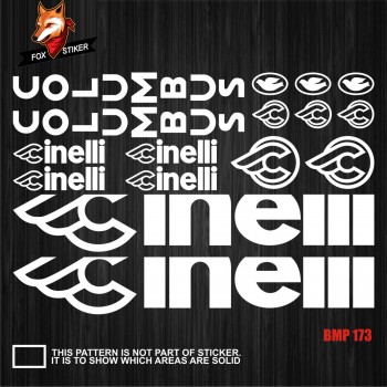 Bicycle Frame Decal Stickers Cinelli 01